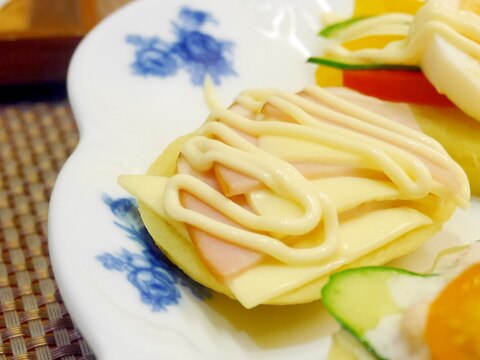 ポテベジ風★ハム＆チーズのせポテトサラダ